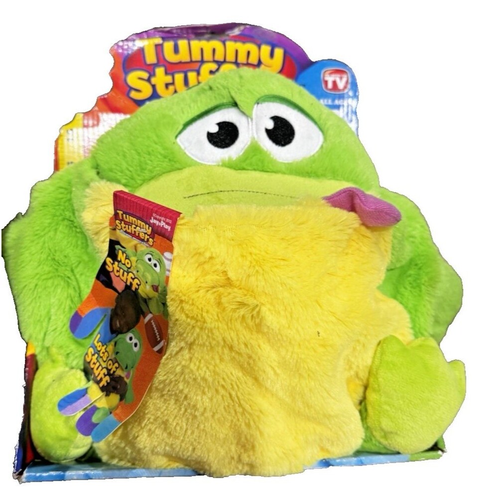 Tummy Stuffers Stuff, Store, Snuggle & More Jay & Play Green & Yellow Monster